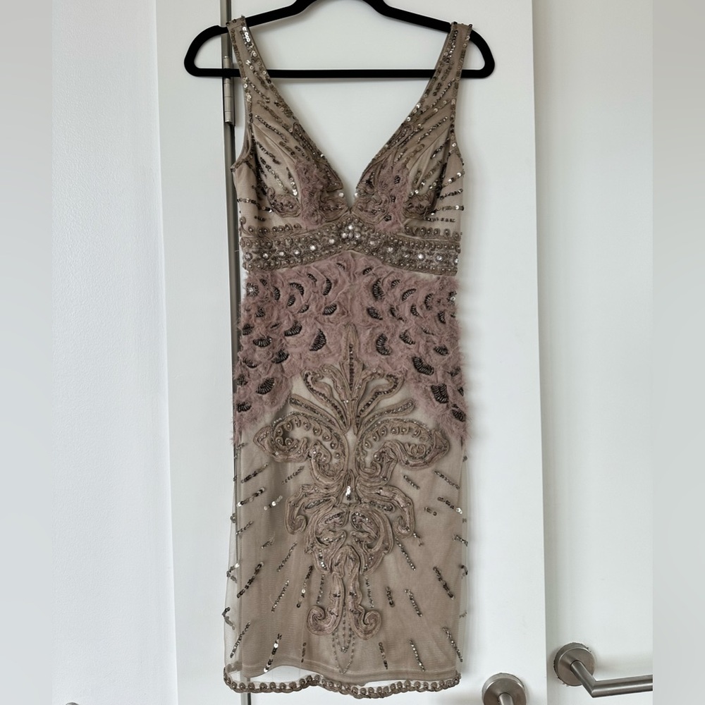 Sue Wong Sequins Dress